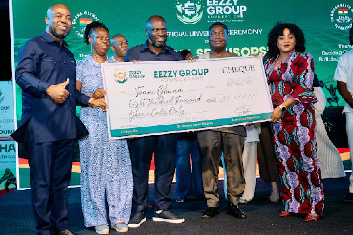 Team Ghana gets support from Eezzy Group Foundation Ahead of Glasgow 2026