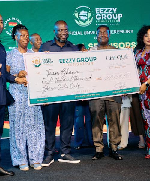 Team Ghana gets support from Eezzy Group Foundation Ahead of Glasgow 2026